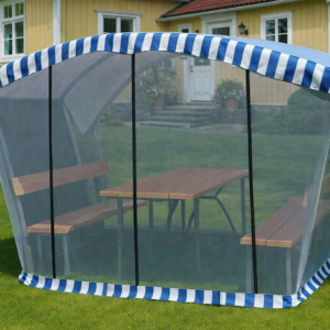 Metallist varjualuse sääsevõrgu komplekt.