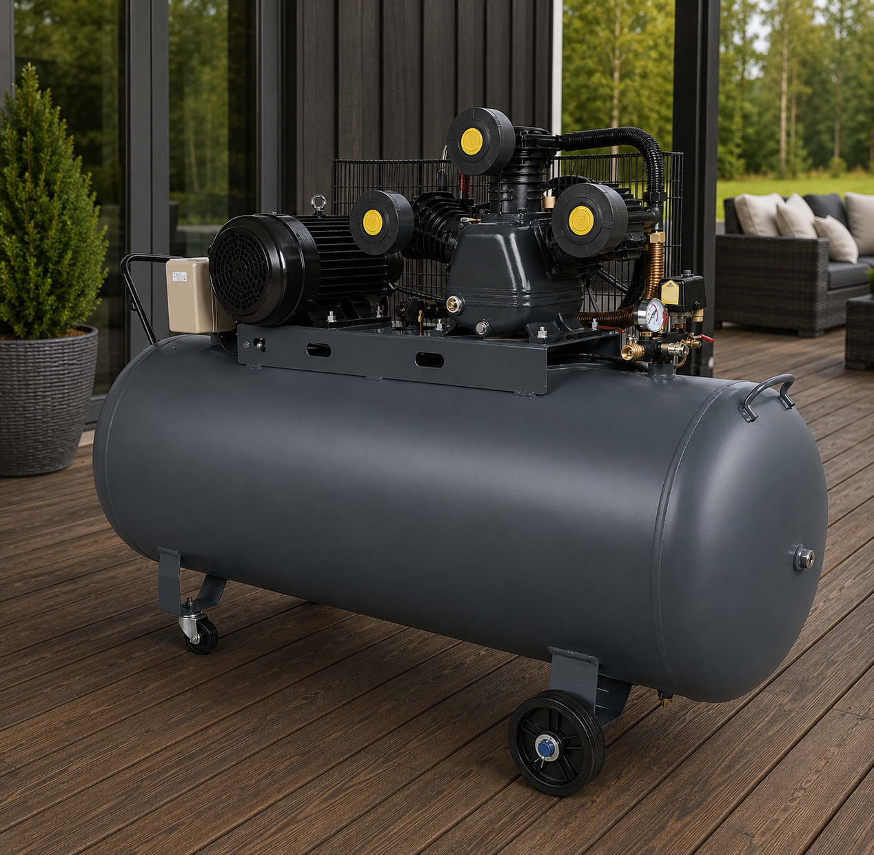 Kompressor 500l 400V 1960l/min - Pilt 2