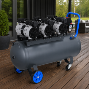 Kompressor õlivaba 100l 3x2000W