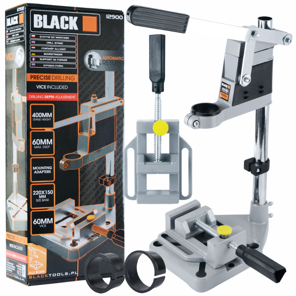 Blacktools puuristatiiv puurihoidiku ja kruustangidega 12900