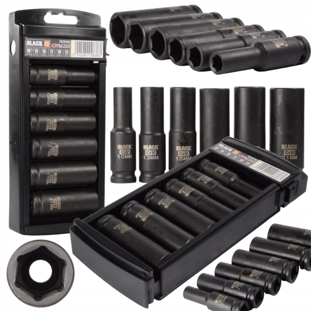 Professionaalne 1/2″ löökpadrunite komplekt 10–21 mm, 6 tk 13306