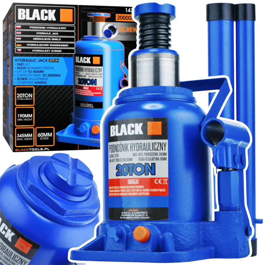 BLACKTOOLS 20 t hüdrauliline sambatungraud 14351