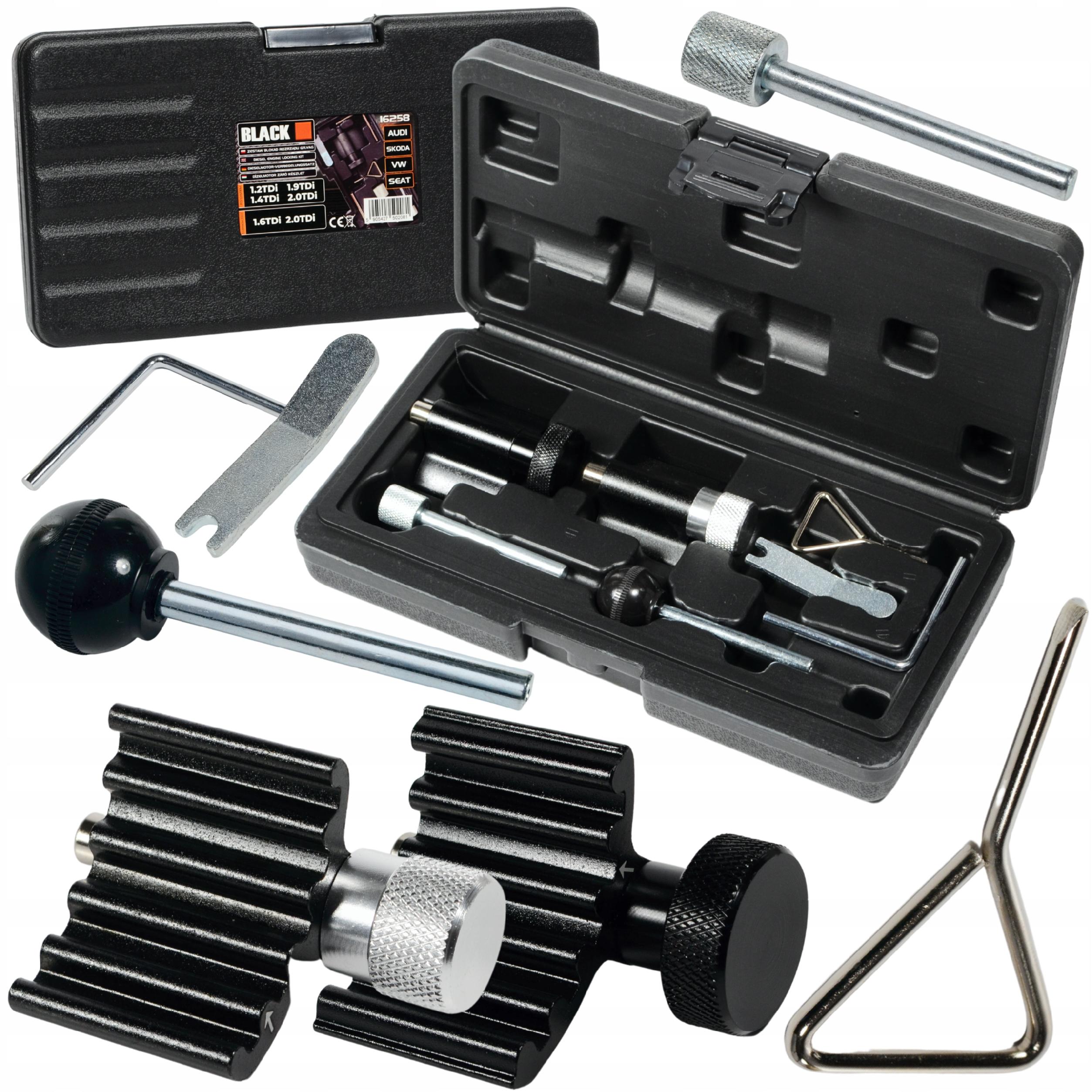 Blacktools mootori ajastuse lukustuskomplekt VW Audi SEAT Škoda 1.2–2.0 TDI/SDI must 16258