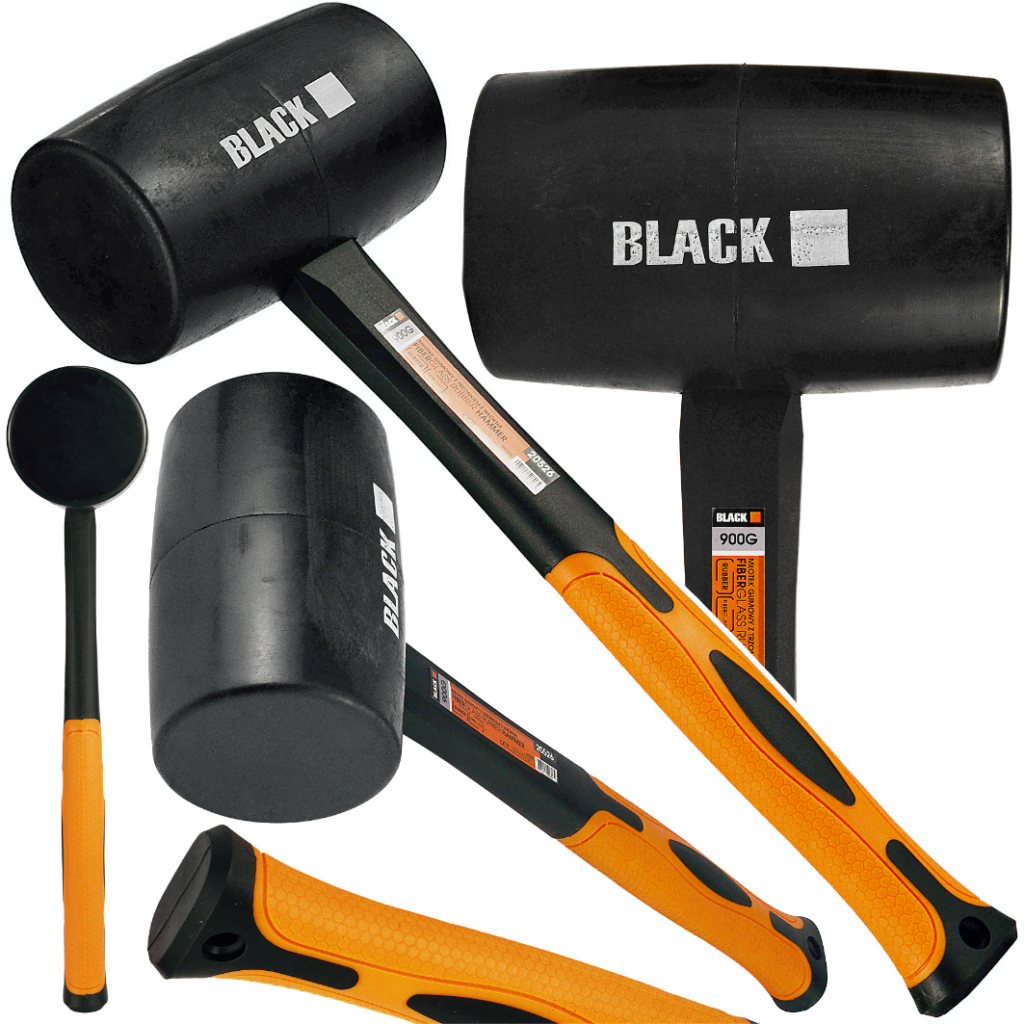 BLACKTOOLS 900 g kummivasar klaaskiust käepidemega 20526