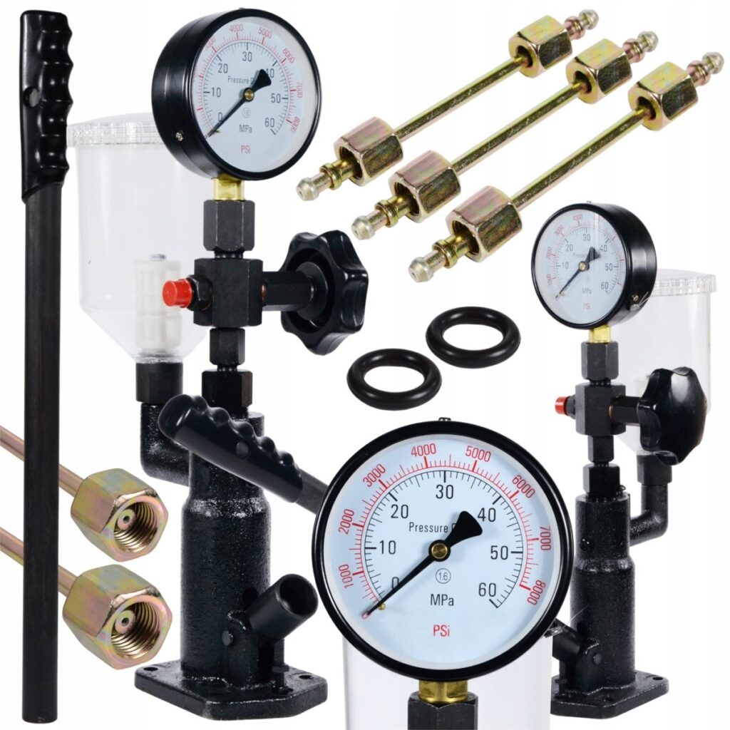 Black diiselpihusti tester 600 bar 3 adapteriga 27509