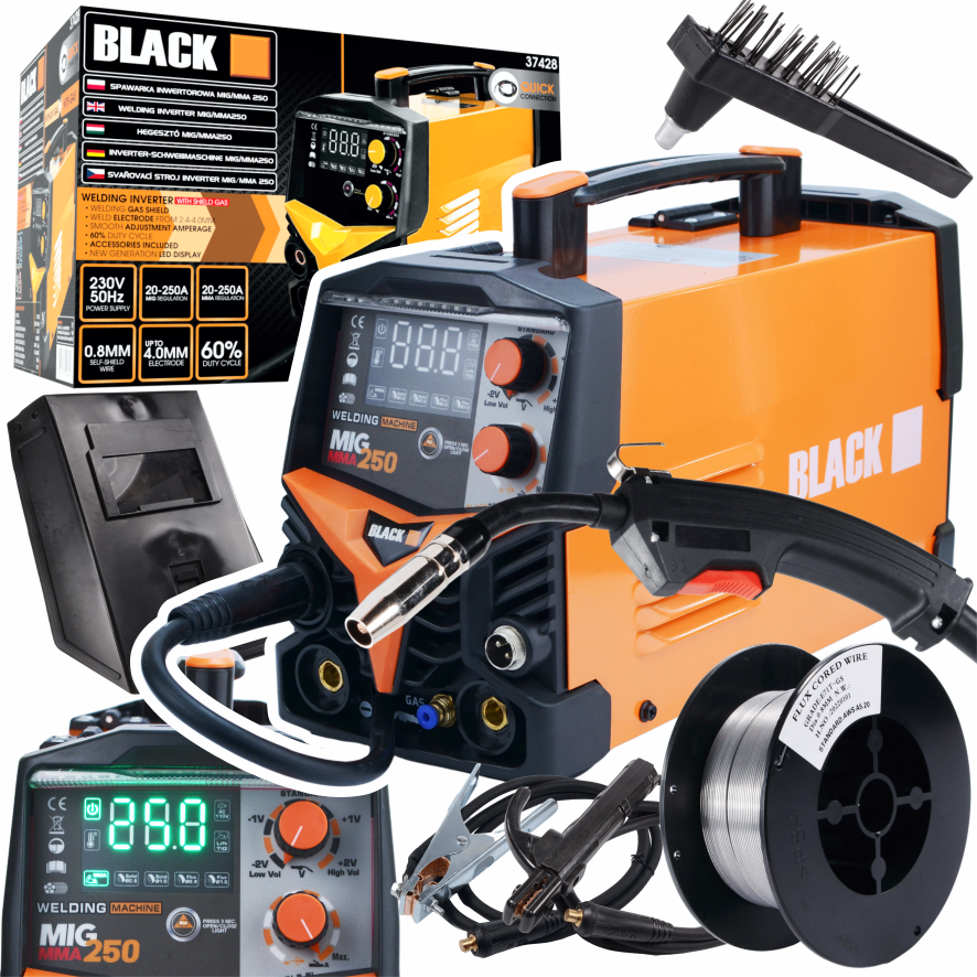 BLACK MIG/MMA 250 MIG/MAG/FCAW/MMA keevitusseade 37428