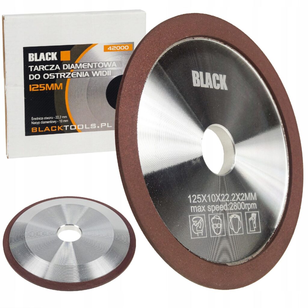 BLACKTOOLS kumer teemant-teritusketas 125 × 10 × 22,2 mm 42000