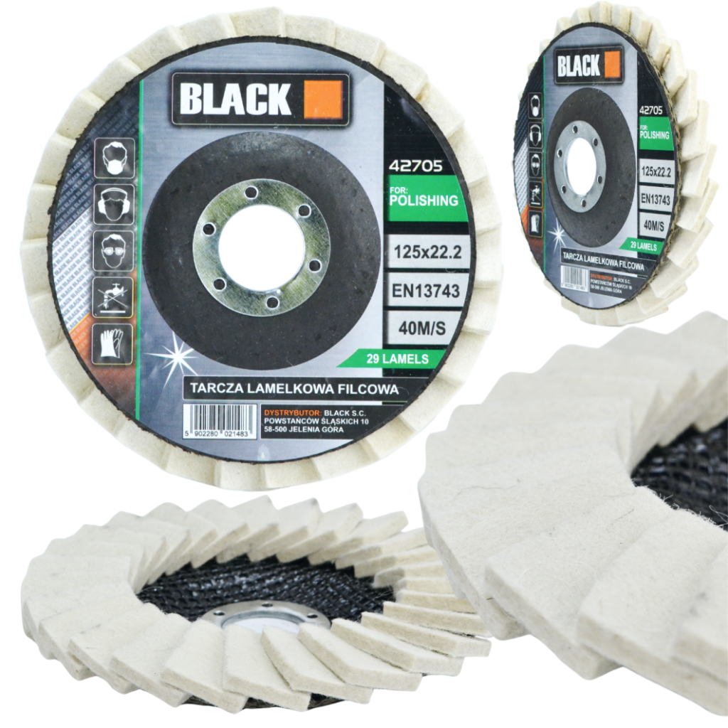 Viltpoleerimisketas 125 mm 42705 – 4 tk komplekt