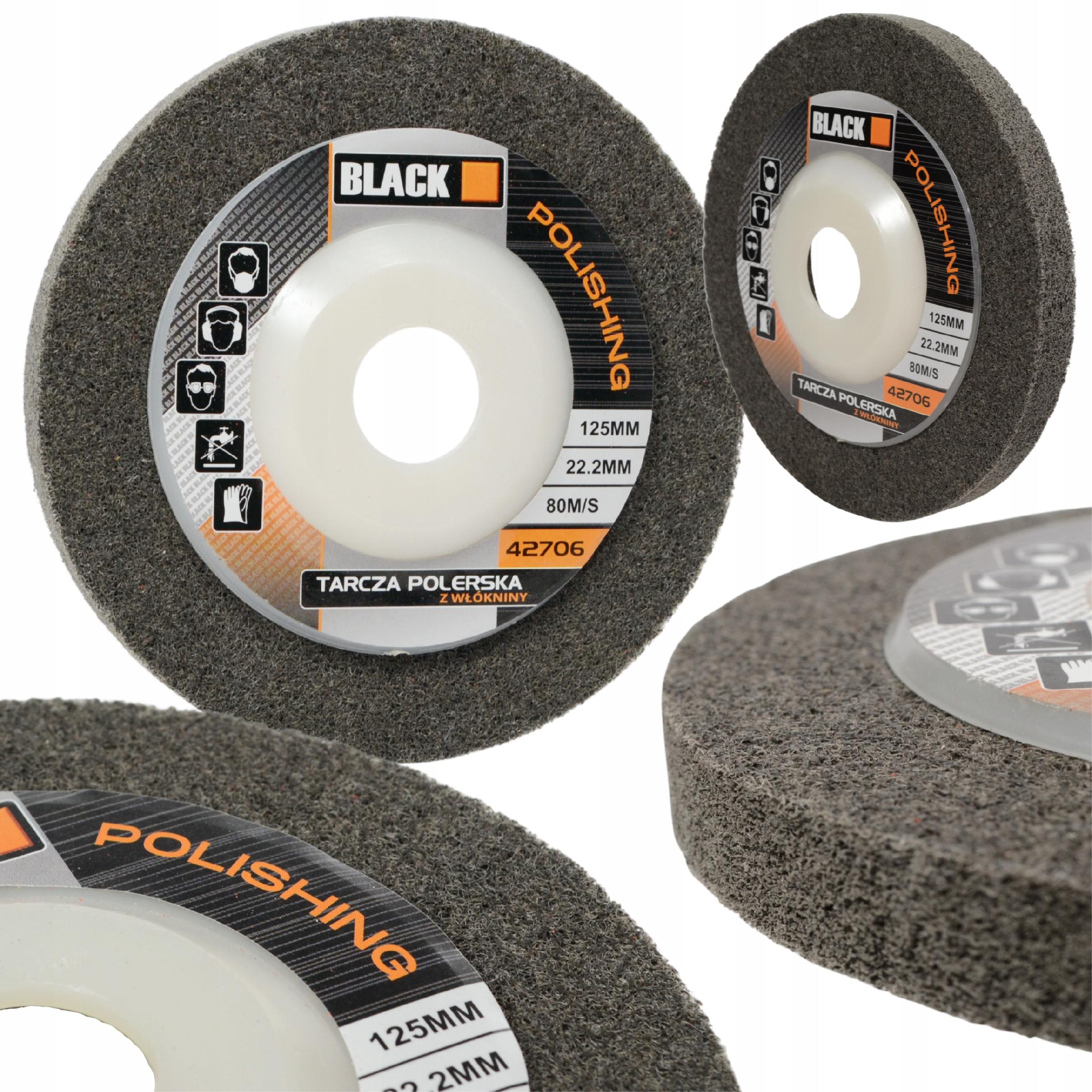 Premium Black 125 mm nailonpoleerimisketas 42706 – 5 tk komplekt