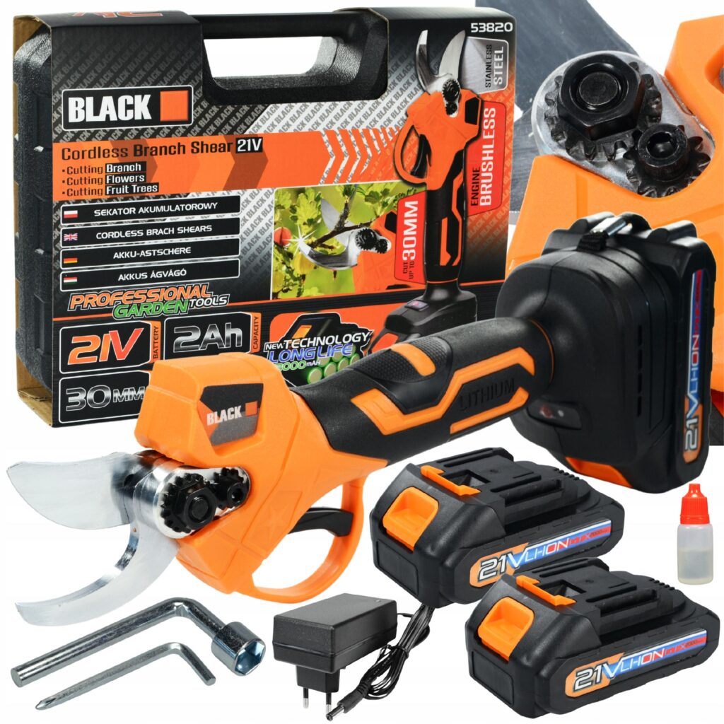 BLACKTOOLS juhtmevabad elektrilised oksakäärid 30 mm 100 W 53820