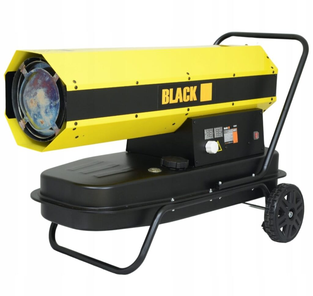 BLACK diisli-/õlisundõhusoojendi 35 kW, 38 L, LCD-termostaadiga 55072