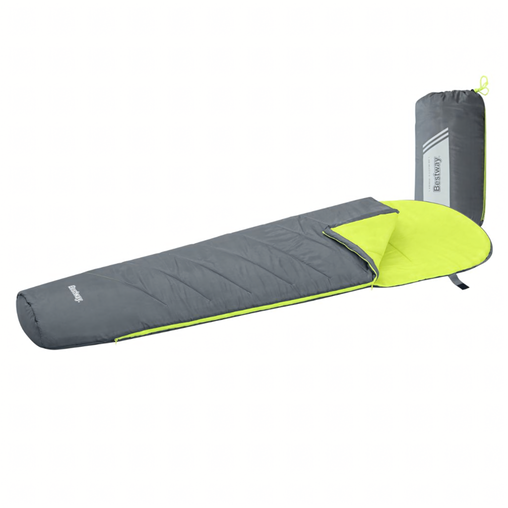 Bestway mumiakujuline matkamagamiskott 220 × 75 × 50 cm roheline 68102