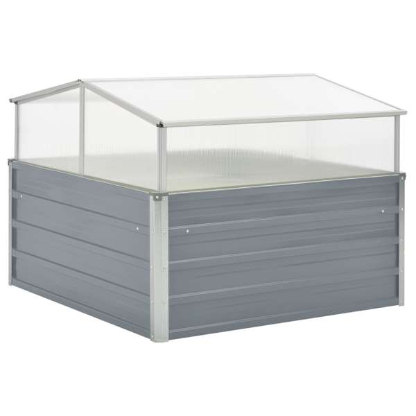 Taimekast kasvuhoonekattega 100 × 100 × 85 cm – hall