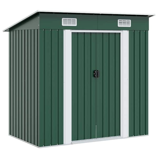 Metallist aiakuur 190 × 124 × 181 cm – roheline