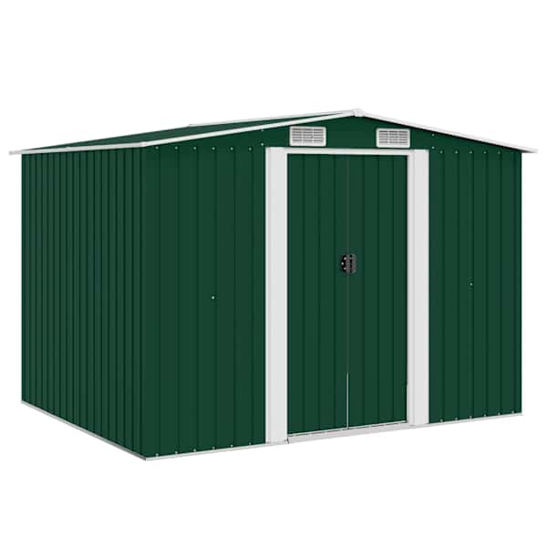 Metallist aiakuur 257 × 205 × 178 cm – roheline