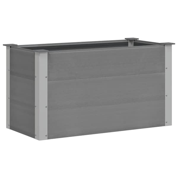 Peenrakast 100 × 50 × 54 cm, puidu-plasti segu (WPC) + alumiinium – hall