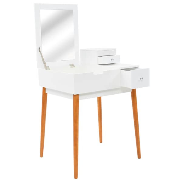 Peegliga tualettlaud, MDF 60 × 50 × 86 cm
