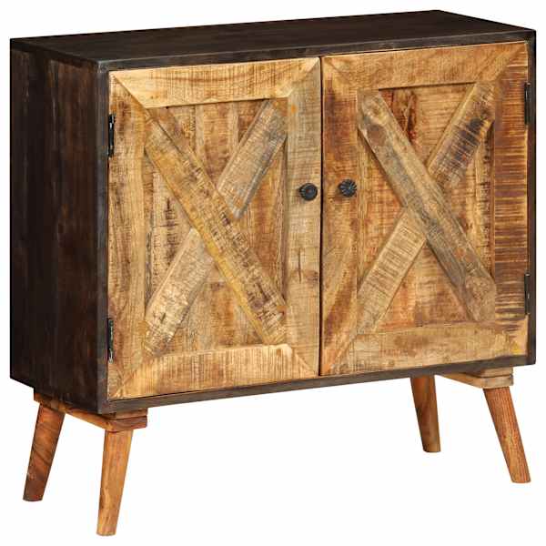 Puhvetkapp, toekas mangopuit, 85 × 30 × 75 cm