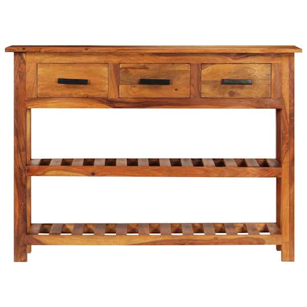 Puhvetkapp 3 sahtliga, 110 × 30 × 80 cm, täispuit