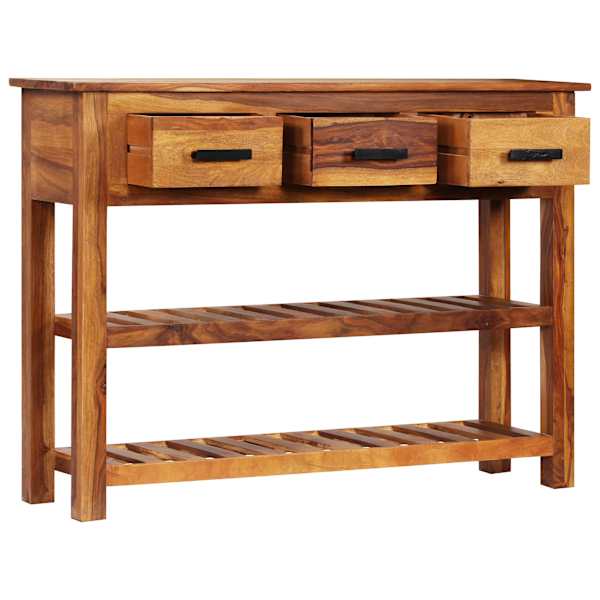 Puhvetkapp 3 sahtliga, 110 × 30 × 80 cm, täispuit