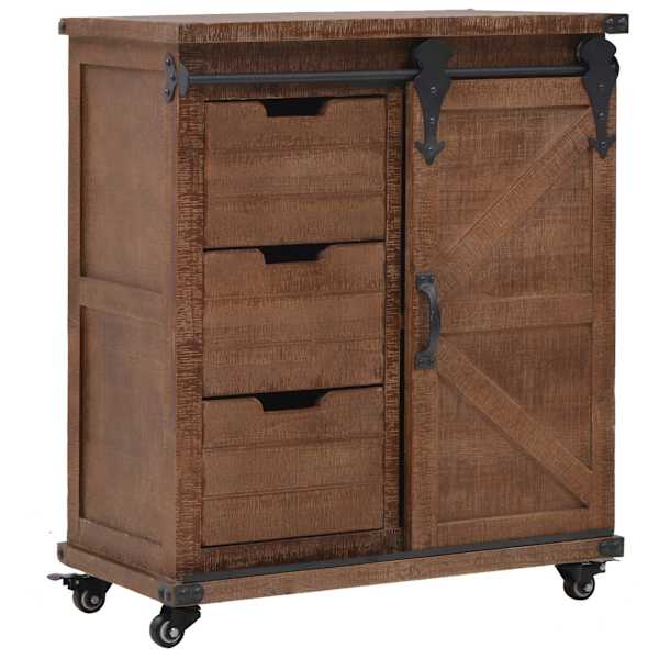 Hoiukapp, kuusepuit, 64 × 33,5 × 75 cm, pruun