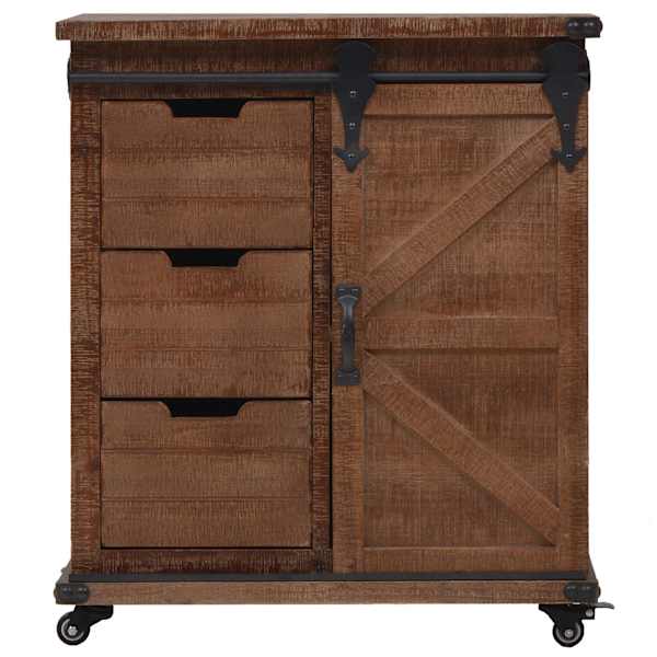Hoiukapp, kuusepuit, 64 × 33,5 × 75 cm, pruun