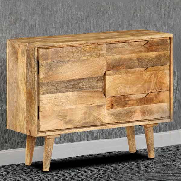 Mangopuidust puhvetkapp 90 × 30 × 69 cm