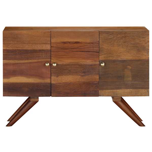 Puhvetkapp, pruun, taaskasutatud puidust, 110 × 30 × 75 cm
