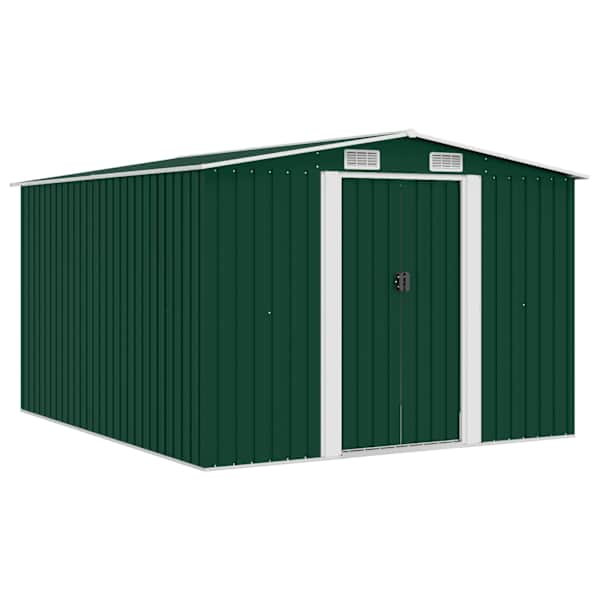 Metallist aiakuur 257 × 298 × 178 cm – roheline