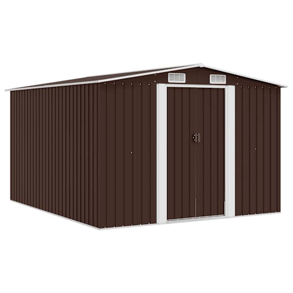 Metallist aiakuur 257 × 298 × 178 cm – pruun