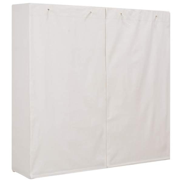Garderoob, valge, 173 × 40 × 170 cm, kangas