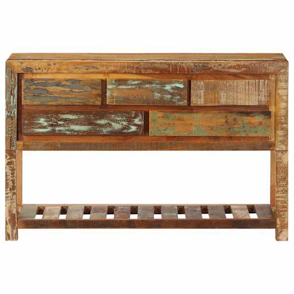 Puhvetkapp, 120 × 30 × 75 cm, toekas taaskasutatud puit