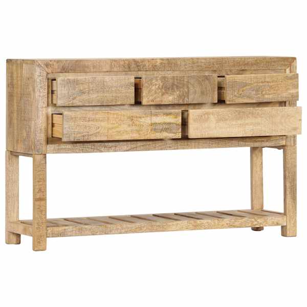 Puhvetkapp, 120 × 30 × 75 cm, toekas mangopuit
