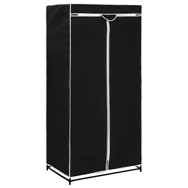 Riidekapp must 75 × 50 × 160 cm