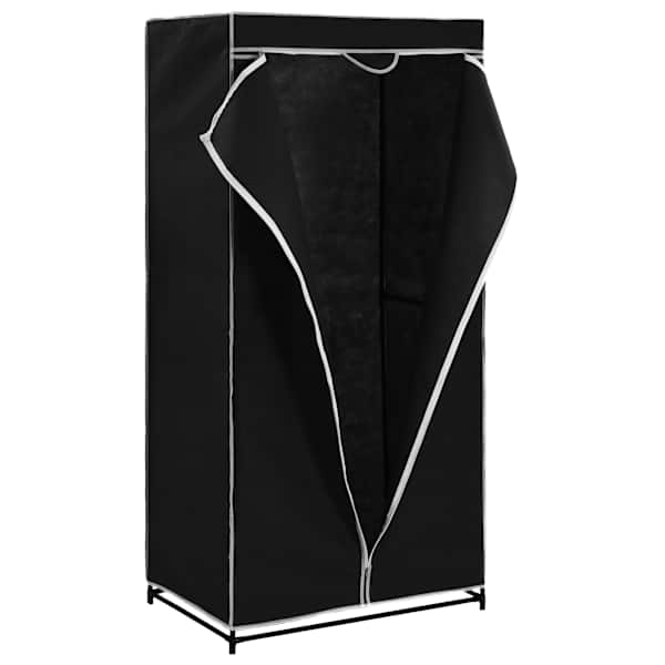 Riidekapp must 75 × 50 × 160 cm