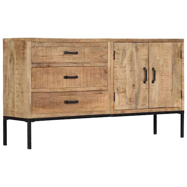 Puhvetkapp, 140 × 35 × 75 cm, toekas mangopuit