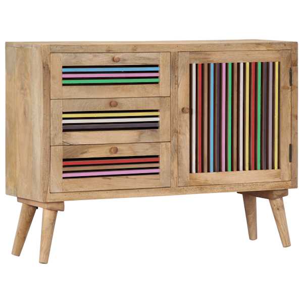 Puhvetkapp 100 × 30 × 75 cm toekast mangopuidust