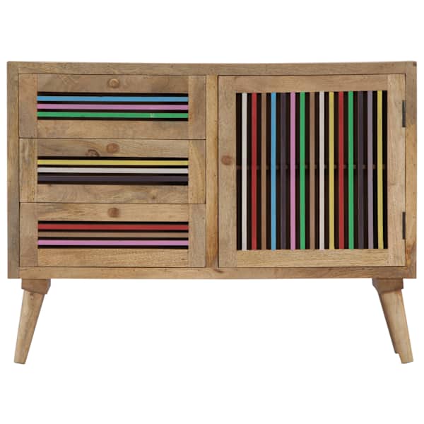 Puhvetkapp 100 × 30 × 75 cm toekast mangopuidust