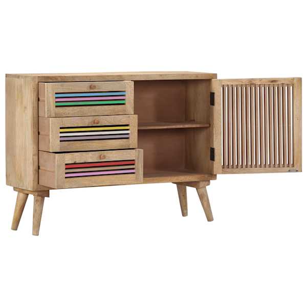 Puhvetkapp 100 × 30 × 75 cm toekast mangopuidust