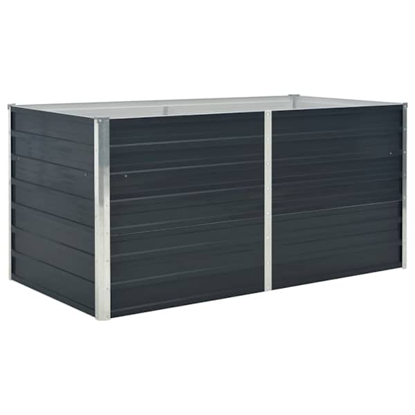 Peenrakast 160 × 80 × 77 cm, tsingitud teras – antratsiithall