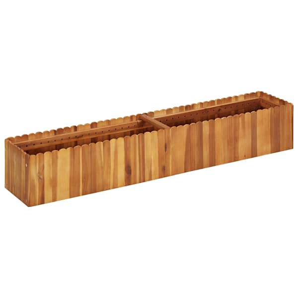 Peenrakast 150 × 30 × 25 cm, akaatsiapuit (õlitatud) – naturaalne puit