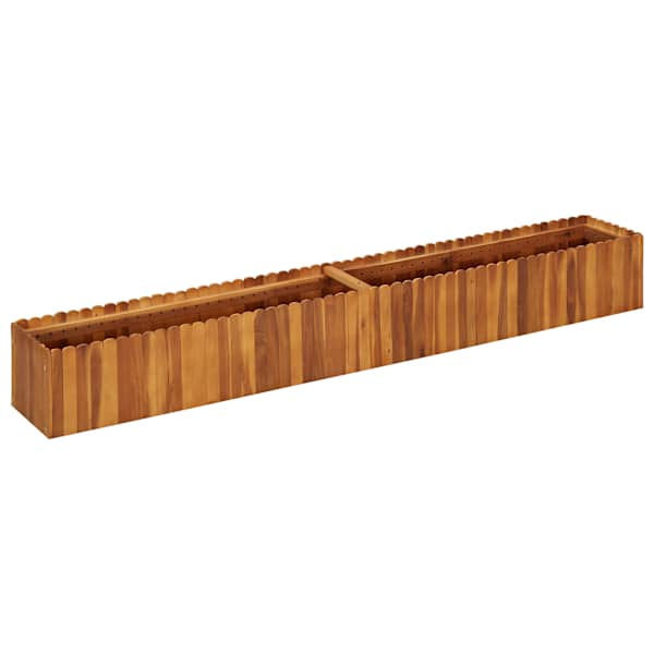 Peenrakast 200 × 30 × 25 cm, akaatsiapuit (õlitatud) – naturaalne puit
