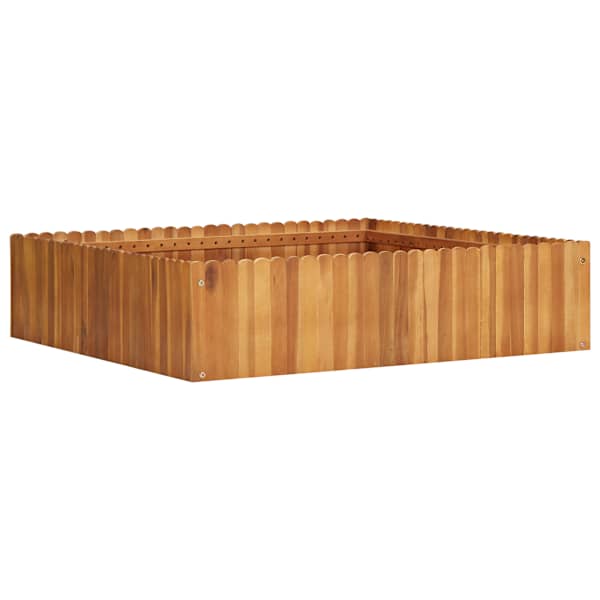 Peenrakast 100 × 100 × 25 cm, akaatsiapuit (õlitatud) – naturaalne puit