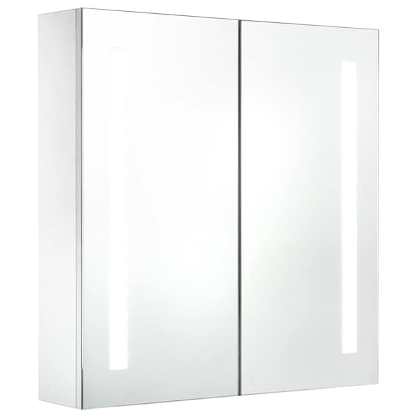 LED vannitoa peegelkapp, 60 × 14 × 62 cm