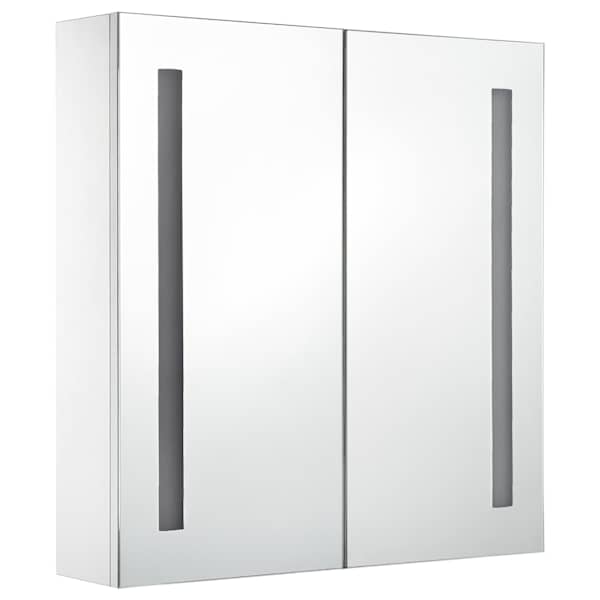 LED vannitoa peegelkapp, 60 × 14 × 62 cm