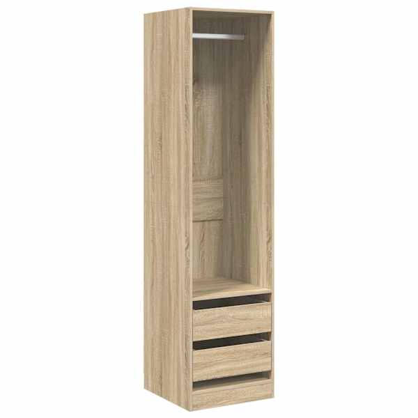 Garderoob sahtlitega Sonoma tamm 50 × 50 × 200 cm tehispuit