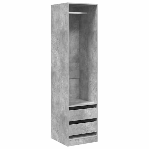 Garderoob sahtlitega betoonhall 50 × 50 × 200 cm tehispuit