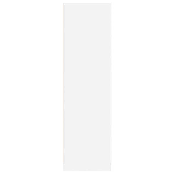 Garderoob valge 80 × 52 × 180 cm tehispuit