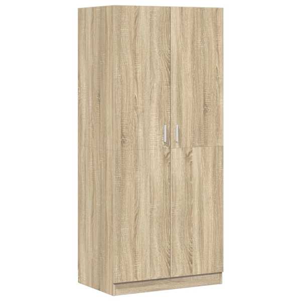 Garderoob Sonoma tamm 80 × 52 × 180 cm tehispuit