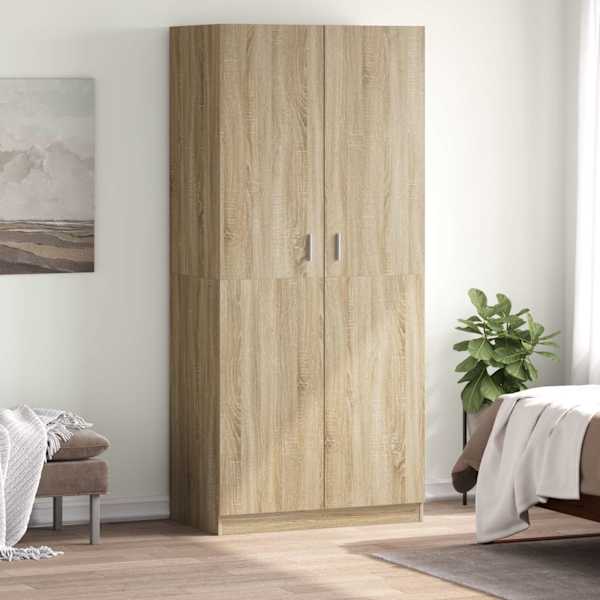Garderoob Sonoma tamm 90 × 52 × 200 cm tehispuit